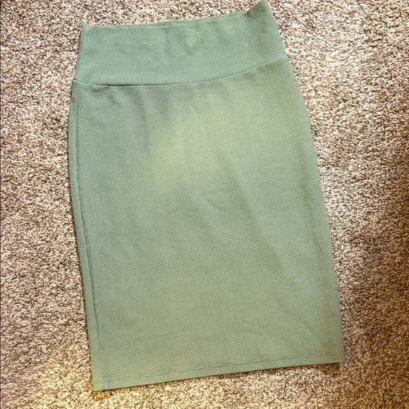 Elegant Green Pencil Skirt LulaRoe small women’s business casual bottom - Picture 2 of 5